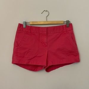 J.Crew size 2 pink chino shorts